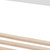 White Wood Full Bed Frame With Trundle