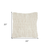 20" Ivory Silky Soft Velvet Capsules Throw Pillow