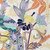 Set of Two Off White And Orange Peacock Indoor Outdoor Throw Pillow