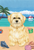 Lhasa Apso- Tomoyo Pitcher Summer Beach Garden Flag