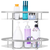 2 Tier Wall-mounted Corner Shower 