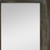 Brown Aluminum Freestanding Ornate Framed Accent Mirror