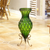 Glass Tall Floor Vase and pcs Artificial Fake Flower