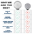 Luxury Filtered Shower Head with Handheld Hose Chrome Finish Hard Water Softener High Pressure & Water Saving Showerhead Filter  Removes Chlorine & Fl