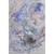 9' X 12' Beige Blue And Ivory Abstract Washable Area Rug With UV Protection
