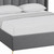 Gray Tufted Linen Upholstered Queen Bed Frame