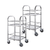 Tier xx Stainless Steel Square Tube Drink Wine Food Utility Cart