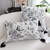 Chic Botanical Bliss Rectangular Pillowcase with Tassel Accents