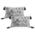 Chic Botanical Bliss Rectangular Pillowcase with Tassel Accents