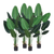 Artificial Bird of Paradise Plants Fake Tropical Palm Tree with  in Pot and Woven Seagrass Belly