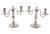 Pr 2 Lite Candelabra English Silver Plate C.1890