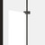 Set Of Two Aluminum and Tempered Glass Shower Doors
