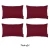 Farmhouse Square and Lumbar Solid Color Throw Pillows Set