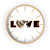 Love Wooden Wall  Clock