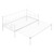 White Metal Twin Day Bed With Trundle