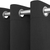 Blackout Curtains for Bedroom Pack of 2 Window Hanging Panels 84 inch Long Blind Off Grommet Curtains Thick Black Out Window Screen No Light Drapes 52