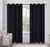 Blackout Curtains for Bedroom Pack of 2 Window Hanging Panels 84 inch Long Blind Off Grommet Curtains Thick Black Out Window Screen No Light Drapes 52