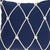 20" X 7" X 20" Nautical Blue Pillow Cover With Poly Insert