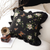 Square Vintage Decorative Embroide Square Throw Pillow