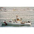 10" Unfinished Wood Hand Painted Model Boat