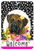 Bull Mastiff - HHS Paw Prints Welcome Indoor/Outdoor Aluminum Sign