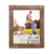 22" X 28" Rustic Farmhouse Brown Wood Frame
