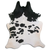 NATURAL HAIR ON COWHIDE BLACK AND WHITE