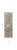 14' Gray Blue and Taupe Wool Geometric Hand Knotted Runner Rug With Fringe