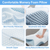 2Pcs Memory Foam Pillow Neck Support Pillow 