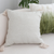 Minimalist Cream Tassel Pillowcase with tassels