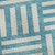 3' X 5' Teal And Ivory Geometric Washable Area Rug With UV Protection