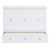 White Wood Full Murphy Bed With USB