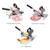 Manual Frozen Meat Slicer Handle Meat Cutting Machine Commercial Grade Stainless Steel