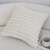 Boho Cream Tassel Throw Pillow Cover