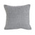 18" Black And White Geometric Cotton Throw Pillow with Texture