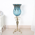 Glass Tall Floor Vase and pcs Dark Artificial Fake Flower