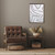 Line Work I Dark Brown Framed Wall Art