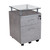 16" Gray Wood Drawer Filing Cabinet