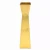 GILT Gilded Glass 12" Square Vase