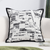 Modern Monochrome Grid Pillowcase