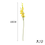 pcs Artificial Silk Flower Fake Orchid Bouquet Table Decor