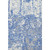 9' X 12' Blue And Ivory Abstract Washable Area Rug With UV Protection