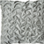 22" Gray Abstract Velvet Throw Pillow With Texture