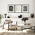 Naive Lines IV Distressed Black Framed Wall Art