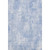 9' X 12' Sky Blue And Ivory Abstract Washable Area Rug With UV Protection