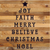 Joy Faith Merry Believe Christmas Noel (... Wood Sign