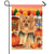 Yorkie Show Cut - Best of Breed Autumn Harvest Garden Flag 
