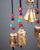 3-D Globe Chime With Glass Accents And  Brass Bells