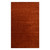 5' X 8' Red Wool Hand Woven Area Rug