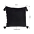 Vintage Butterfly Pillow Tassel Velvet Square Throw Pillow
